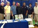 At the ARRL Puerto Rico Section Convention in Hatillo:(L-R) ARRL CEO David Sumner,K1ZZ; ARRL President Kay Craigie, N3KN; Southeastern Division Director Doug Rehman, K4AC; Hatillo Mayor José Rodriguez; Puerto Rico Section Manager René Fonseca, NP3O; PIC Ángel Santana, WP3GW, and José “Coki” Montijo, WP4OV. [José Osuba, WP4DT, photo]