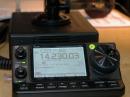 The ICOM IC-7100 HF transceiver.
