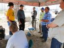 US Secretary of the Interior Ken Salazar -- a Colorado native -- spoke with Colorado ARES members during June's High Park fire. [ Photo by Michael Rieger/FEMA ]