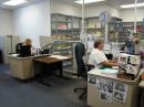 ARRL Service Representatives Lisa Reindeau (left) and Ann Brinius assist hams with licenses upgrades, vanity call signs and exams. [S. Khrystyne Keane, K1SFA, Photo]