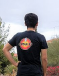 Black t-shirt featuring the ARRL Diamond and Cycle 25 on front and the colorful Cycle 25 logo on back.